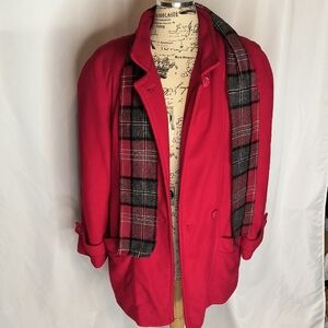 60s–70s Vintage Time Piece Ferncroft  Pea Coat | Classic Red | USA Made